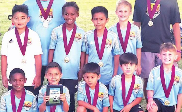 Western Oklahoma FC U9 earns first place finish