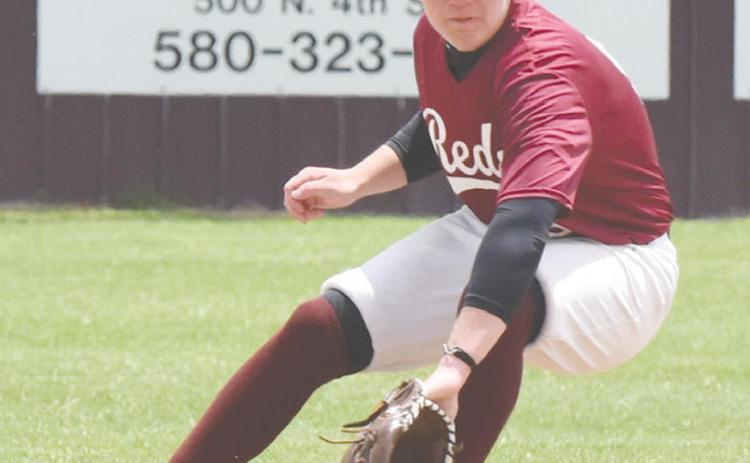 Backhanding the baseball