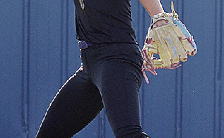A-B’s Kelsey Garibay throws the ball in during the Lady Indians’ season-opening win at home against Merritt. CDN | Sam Goodwyn