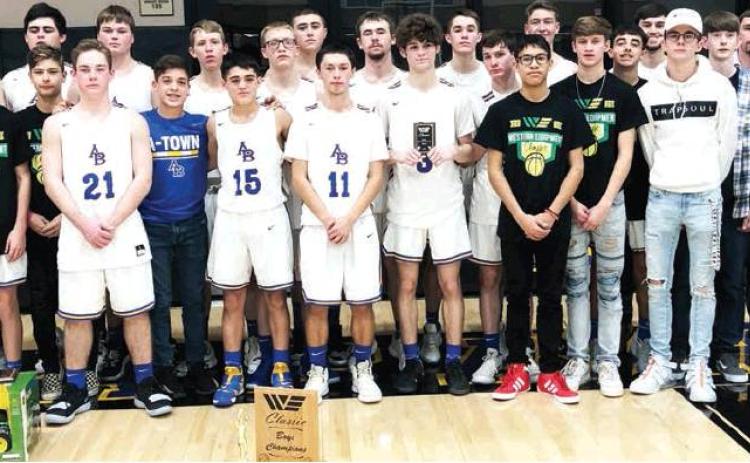 A-B wins home tourney title