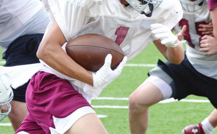 Physicality headlines CHS spring ball