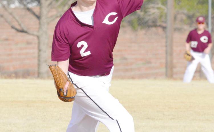 Clinton eighth grade pitcher