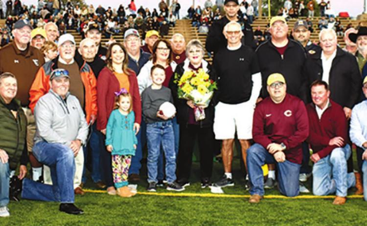 Large group turns out to honor Engel