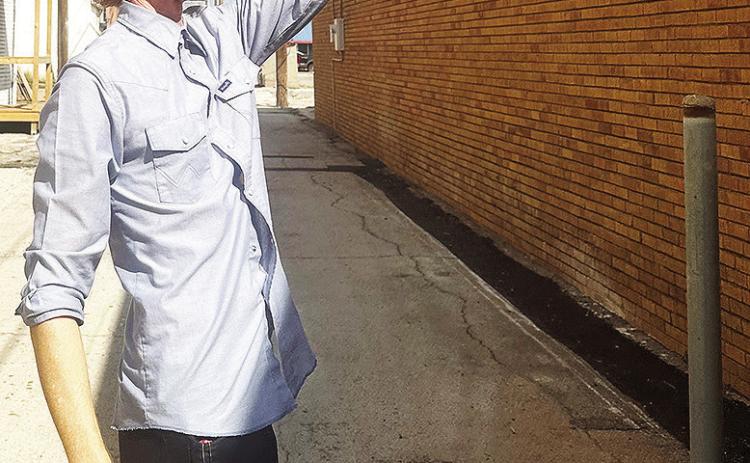 Jason Smith shows off one of the planned locations for a Clinton downtown expansion. CDN | Shiann Dawson