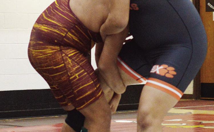 Going in for the takedown