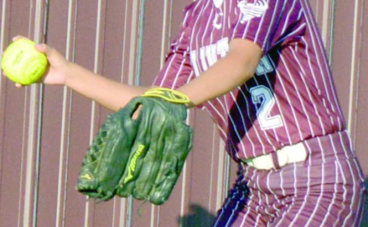 Begay loves playing softball for Clinton