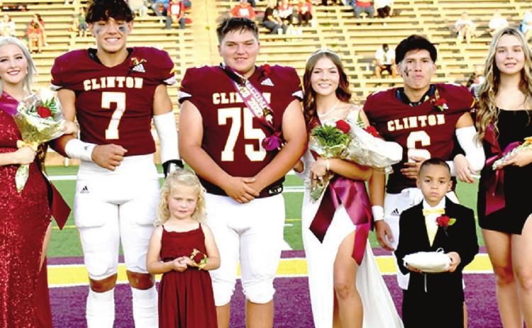 Clinton High School homecoming court