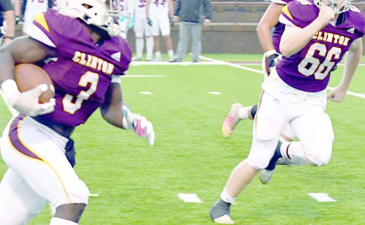 Sprinting to the end zone