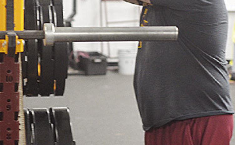 Clinton athletics circles around weight room