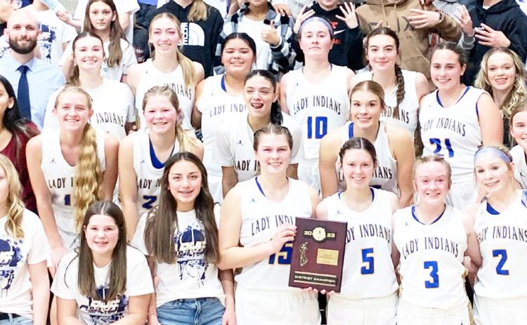 Arapaho-Butler hoops teams celebrate district championships