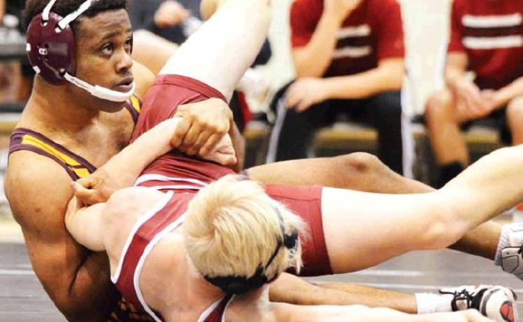 Hester wrestles in show-stopping style
