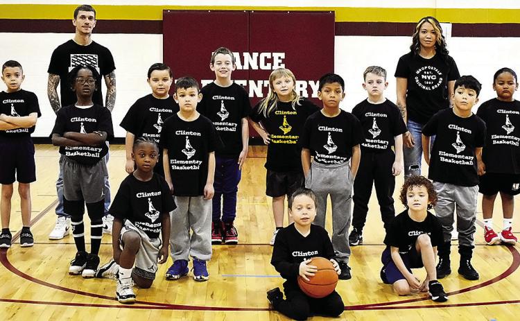 The Clinton Elementary boys’ Black Team