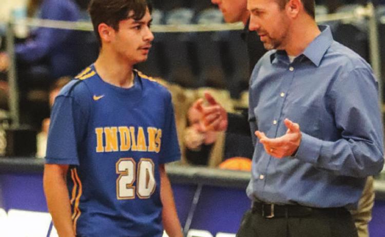 Arapaho-Butler head coach Logan Rogers