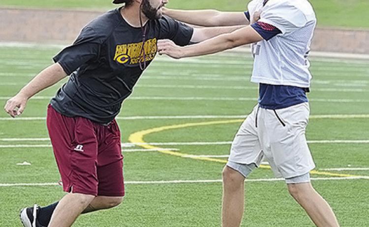 Gordon enjoying coaching at his alma mater