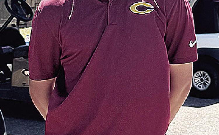 Clinton’s Scout Acosta smiles after competing at the Class 4A State Golf Tournament Monday and Tuesday at Winter Green Golf Course in Blanchard. CDN | Courtesy Photo