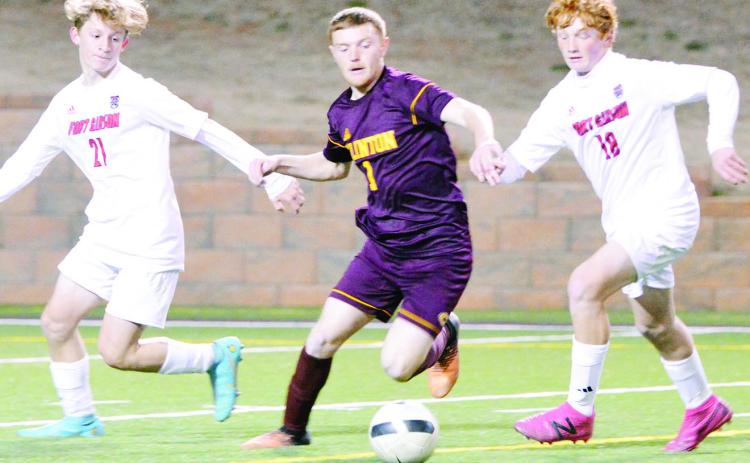 Clinton splits soccer home opener
