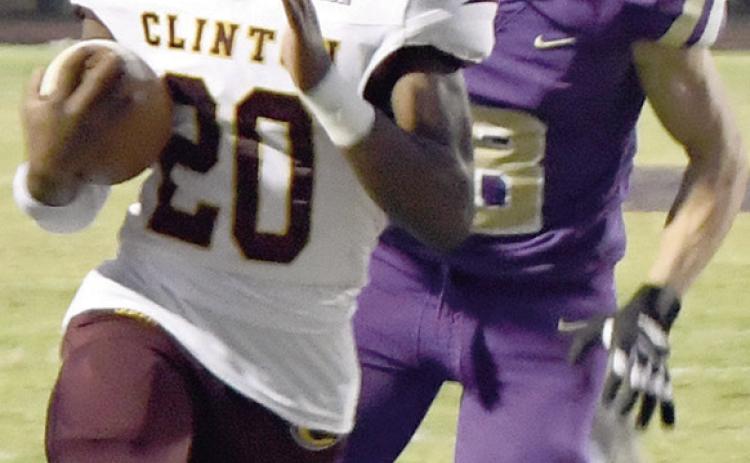 Dead sprint to the end zone