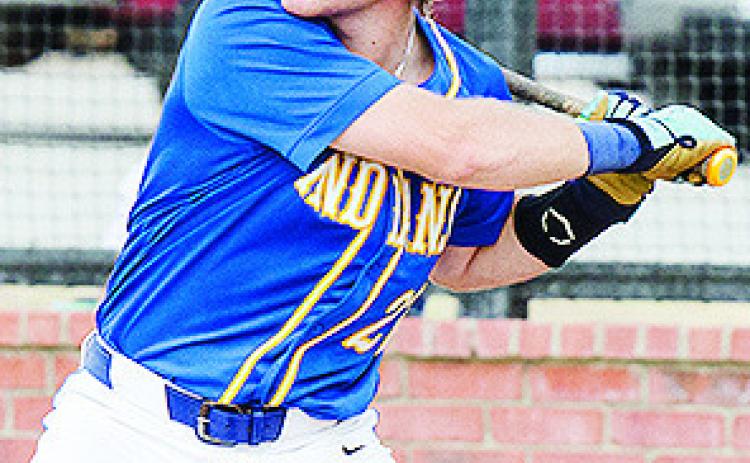 Beckett Southall focuses as he prepares to swing during A-B’s win over C-BP. CDN | Sam Goodwyn