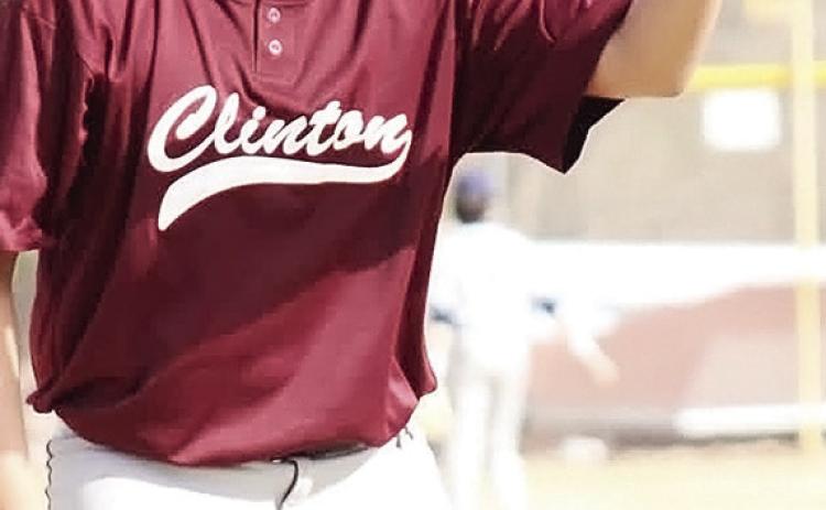 Demars Ellis holds his glove up as he prepares to catch the ball during a Clinton Middle School baseball game this year. CDN |Courtesy Photo