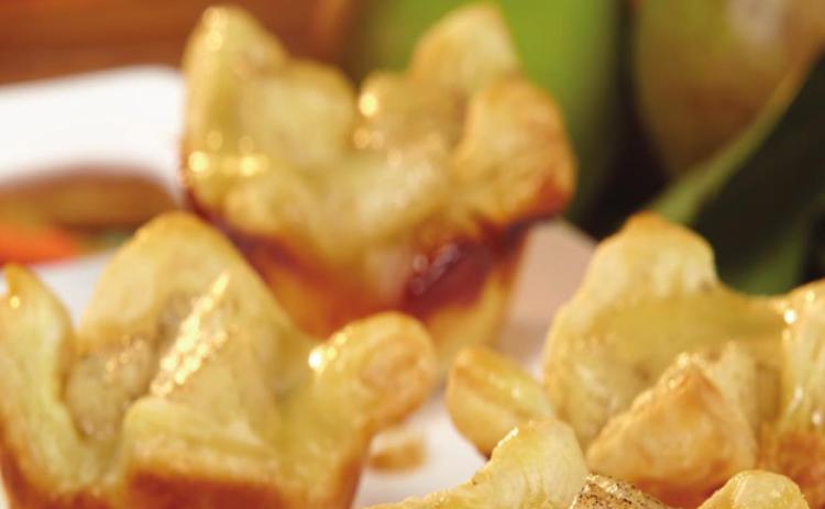 Pear and Brie Honey Tartlets