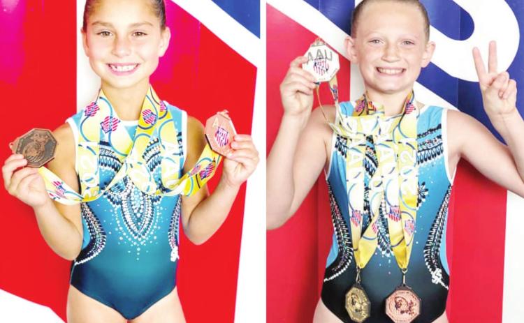 Area gymnasts bring home Junior Olympic medals