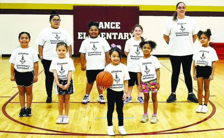 The Clinton Elementary girls