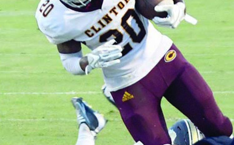 Hurdling over a defender