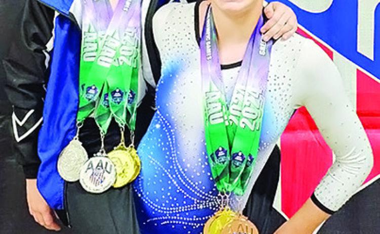 Local siblings participate in Junior Olympics