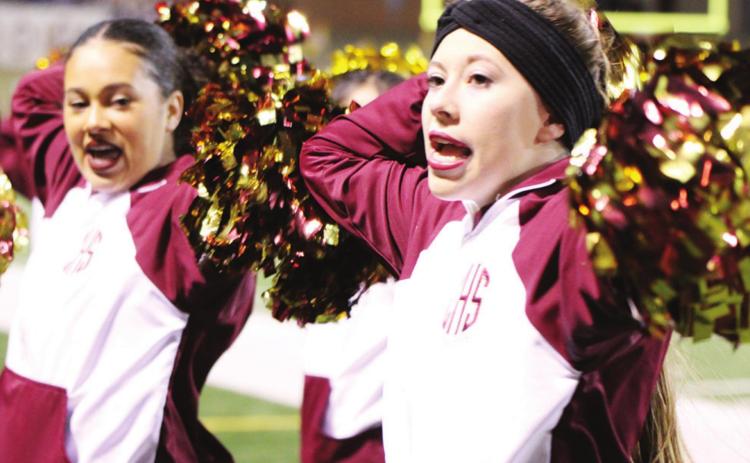 Cheering on the Red Tornadoes