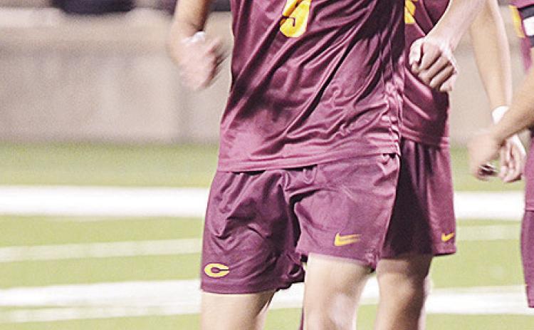 Clinton’s Jose Flores kicks the ball during warmups prior to the Red Tornadoes’ home game against PC West in the Tornado Bowl. CDN | Sam Goodwyn