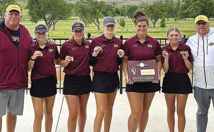 Clinton girls golf wins regional championship
