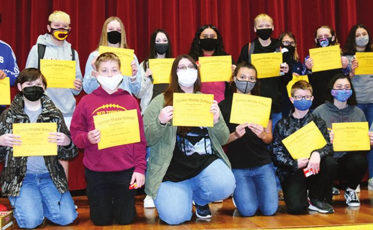 Seventh-graders make Principal’s Honor Roll