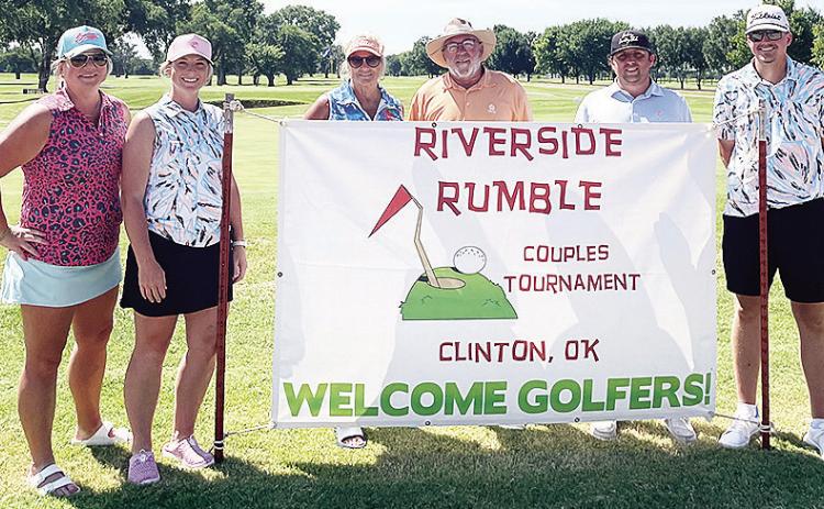 Over the weekend, Riverside Golf Course played host for the Riverside Rumble Golf Tournament. Pictured, from left, are the committee members, Ashley Kelley, Kassy Bonham, Jennifer Bonham, Conley Ernst, Austin Dupree and Trever Bonham. CDN | Courtesy photo