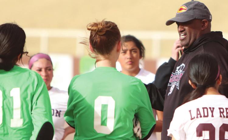 Clinton head coach Eugene Jefferson
