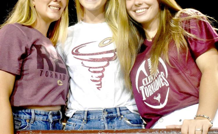 Supporting the Red Tornadoes at last Friday’s game