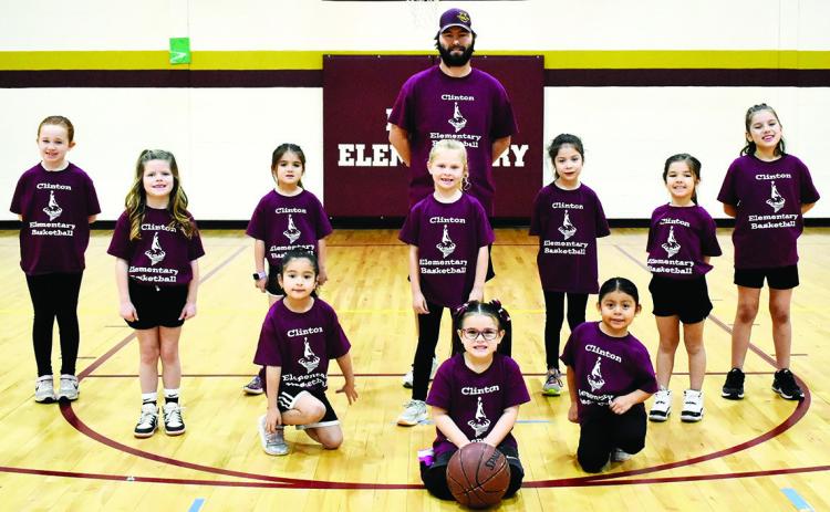 The Clinton Elementary girls’ Maroon Team