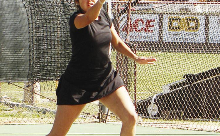 Senior rises to task of playing No. 1 singles