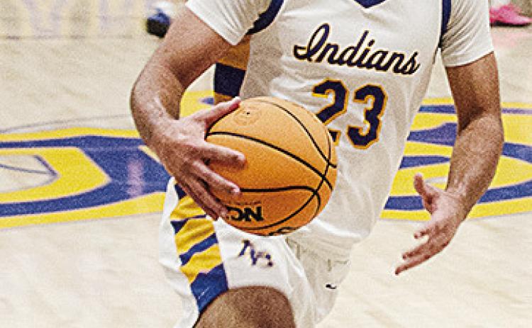 Arapaho-Butler’s Orsan Jubara goes up for the layup during the Indians’ firstround matchup of the Western Equipment Classic against Cordell. CDN | Sam Goodwyn