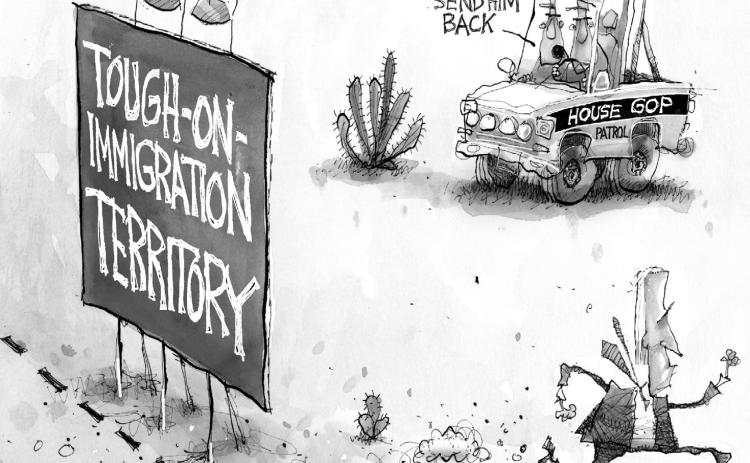 Growing Latino support for border