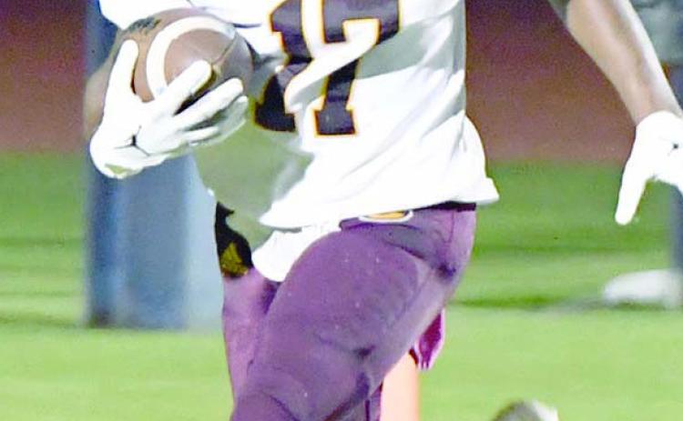 Sprinting for the end zone