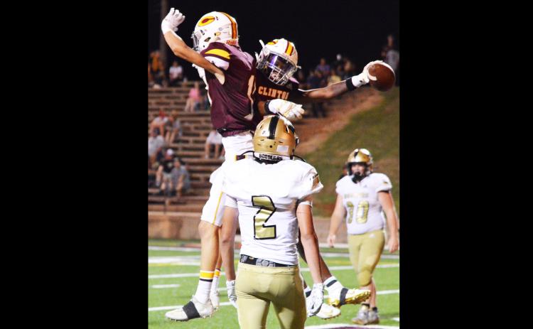 A.T. Bryson and Ty Newcomb Celebrate