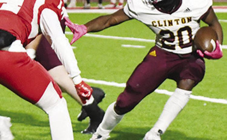 No. 20 Kyn’Tavion Hill cuts to get around a Cache defender in the loss Friday to the Bulldogs.