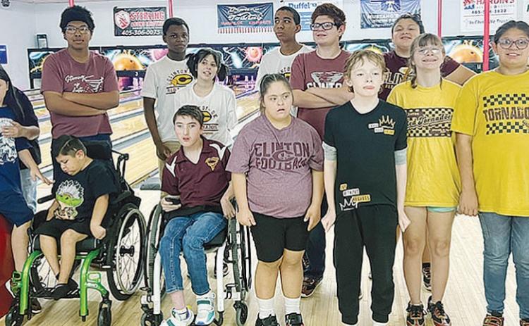 The Clinton Red Tornadoes Special Olympics team
